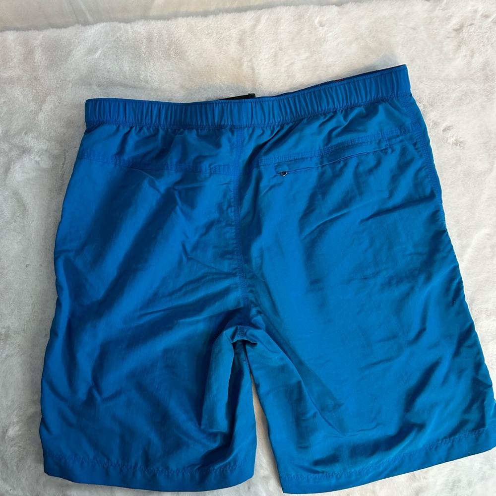 The North Face Blue Hiking Shorts Mens M Nylon Outdoor Belted - Picture 9 of 11